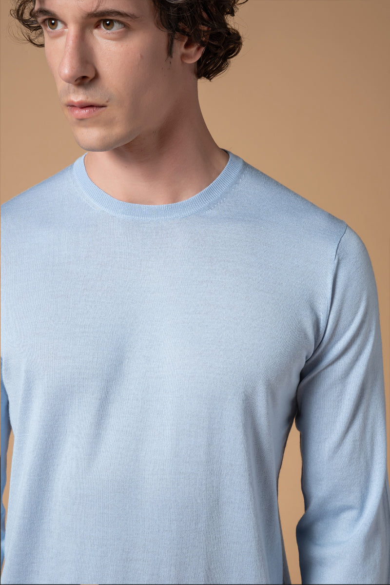 Girocollo "365" Lana Seta Cashmere