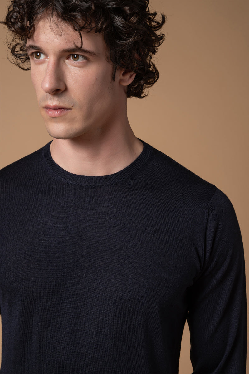 Girocollo "365" Lana Seta Cashmere