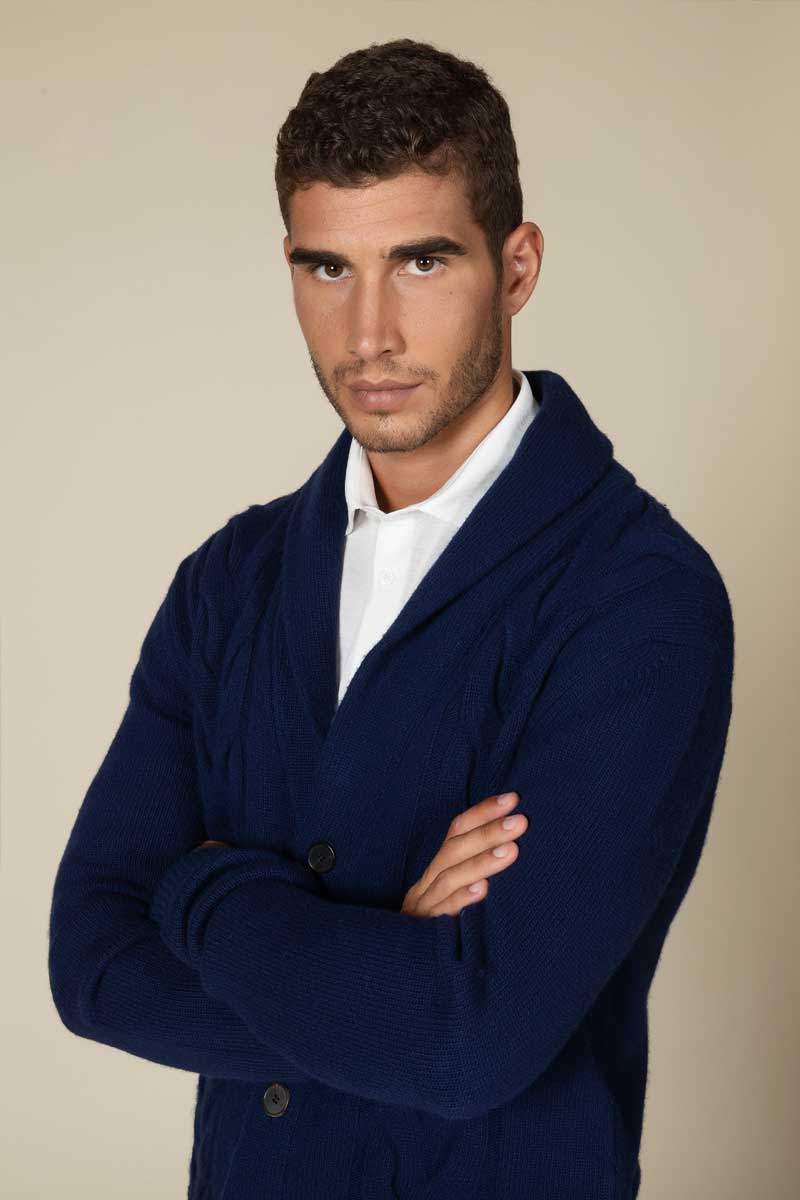 "Alain" cardigan Cashmere blend