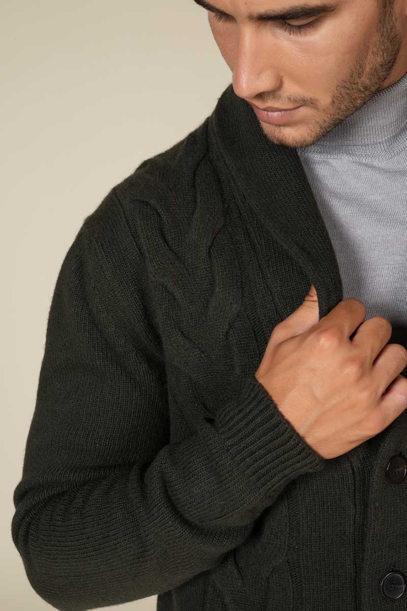 "Alain" cardigan Cashmere blend