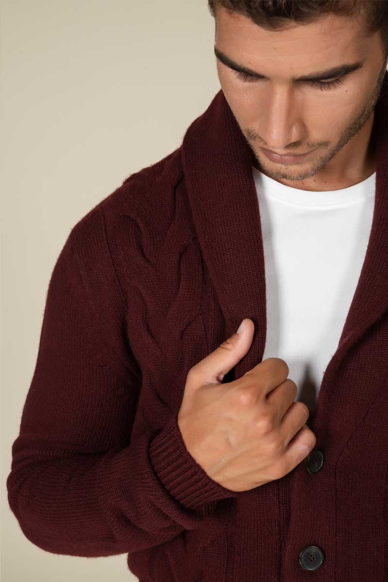 "Alain" cardigan Cashmere blend