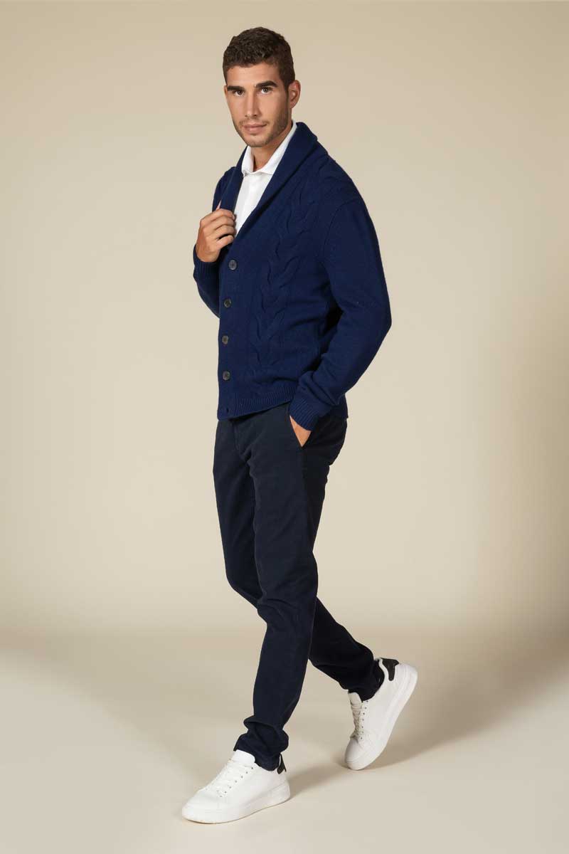 "Alain" cardigan Cashmere blend