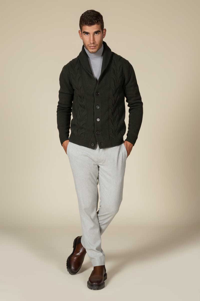 "Alain" cardigan Cashmere blend