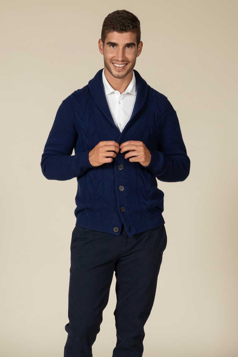 "Alain" cardigan Cashmere blend