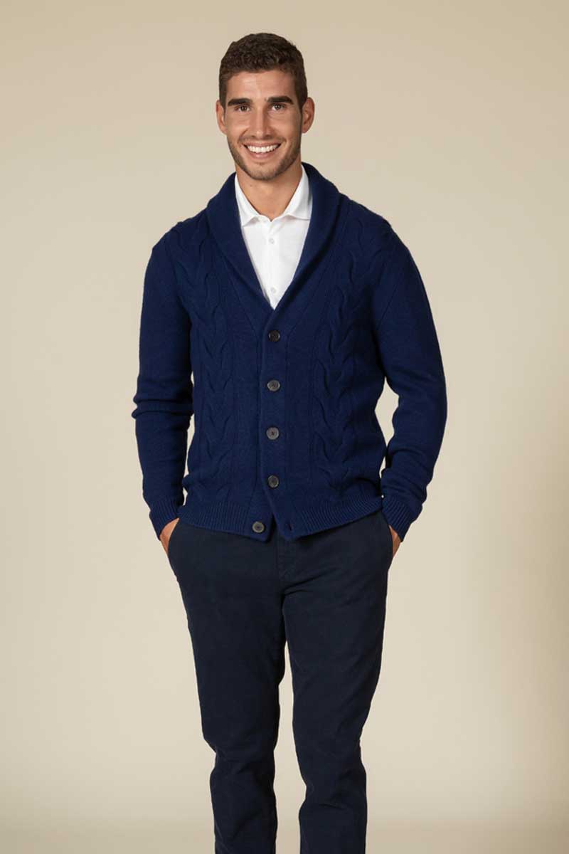 "Alain" cardigan Cashmere blend