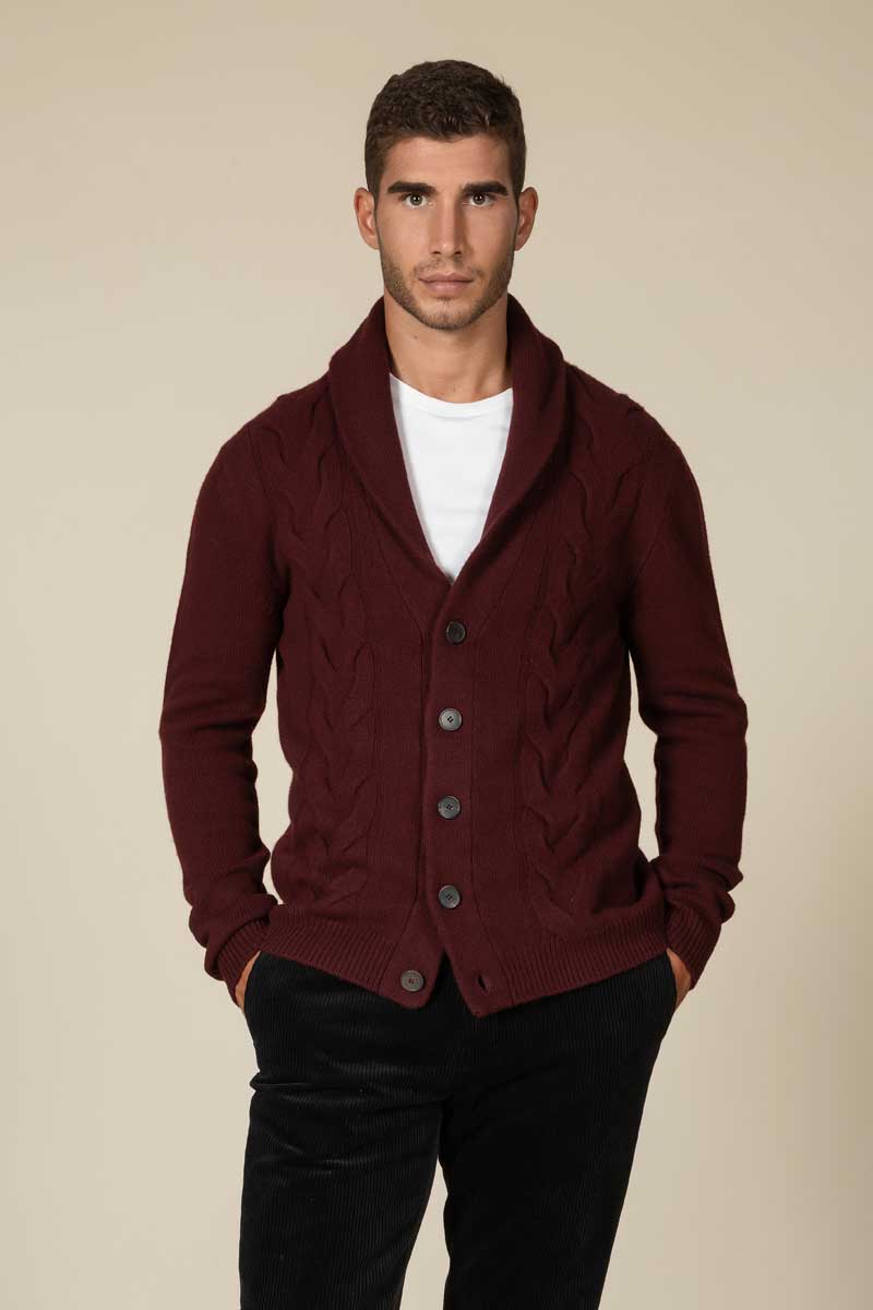 "Alain" cardigan Cashmere blend