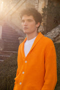 Cardigan punto perlato 100% Cotone