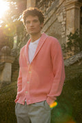 Cardigan punto perlato 100% Cotone