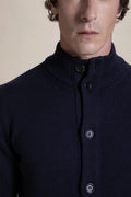 Cardigan con bottoni 100% Merino