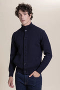 Cardigan con bottoni 100% Merino