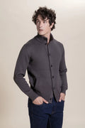 Cardigan con bottoni 100% Merino