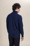 Cardigan con bottoni mouliné