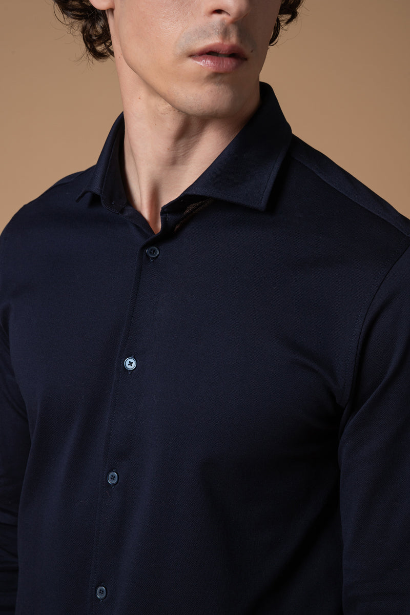 Camicia piquet 100% Filo di Scozia