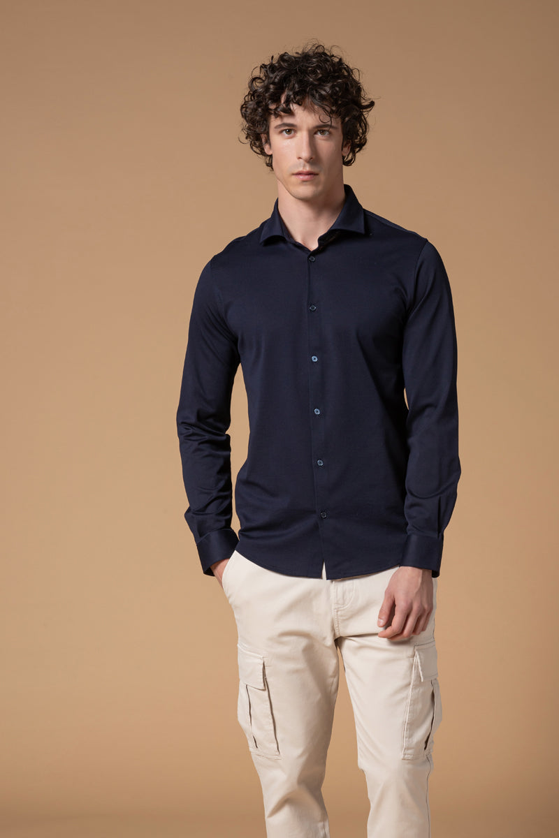 Camicia piquet 100% Filo di Scozia
