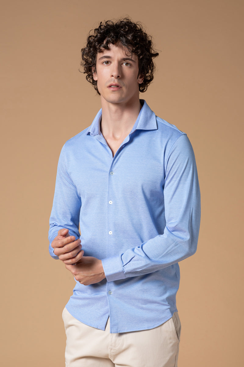 Camicia piquet 100% Filo di Scozia