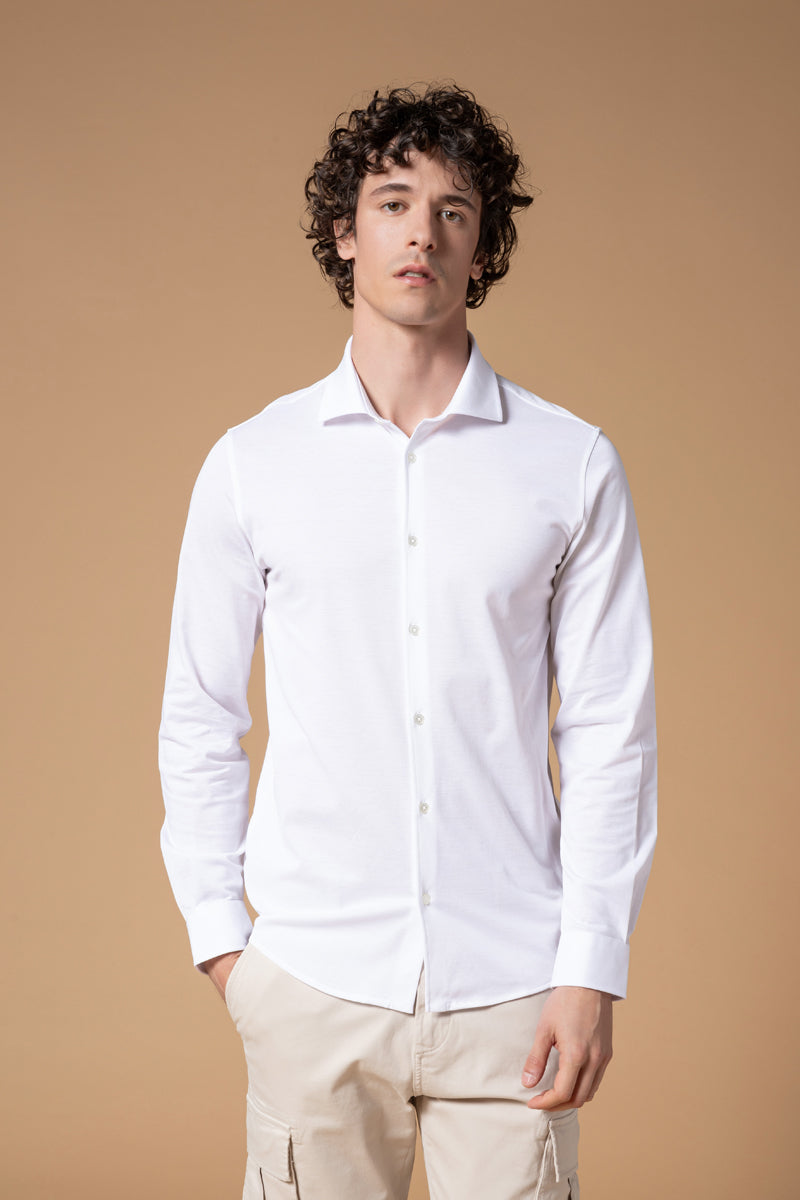 Camicia piquet 100% Filo di Scozia
