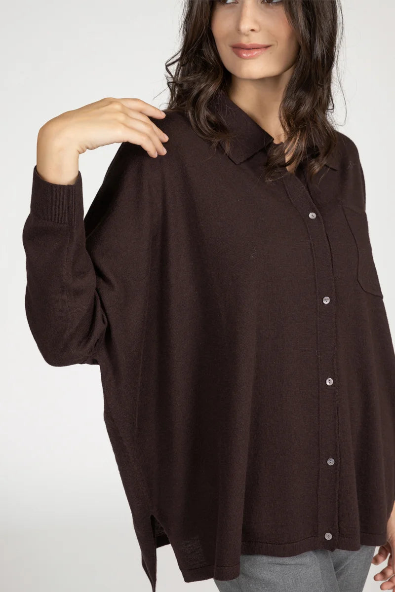 Camicia over 100% Merino