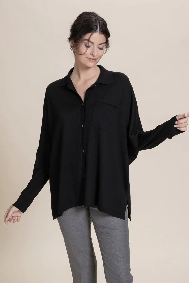 Camicia over 100% Merino