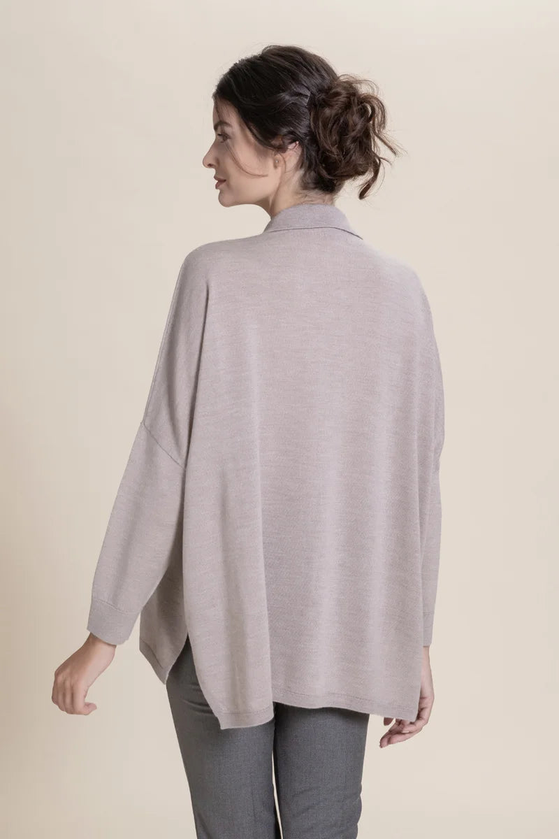 Camicia over 100% Merino