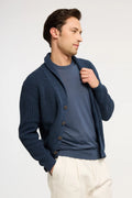Cardigan sciallato "Luxury Denim"