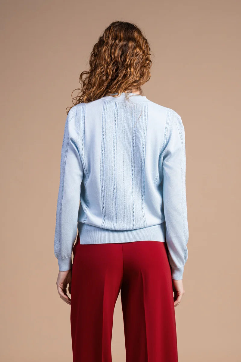 Cardigan in Cotone e viscosa