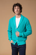 Cardigan punto perlato 100% Cotone