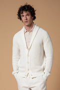 Cardigan punto perlato 100% Cotone