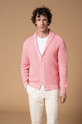 Cardigan punto perlato 100% Cotone