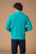 Cardigan punto perlato 100% Cotone