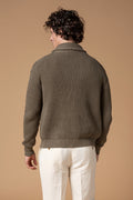 Cardigan punto perlato 100% Cotone