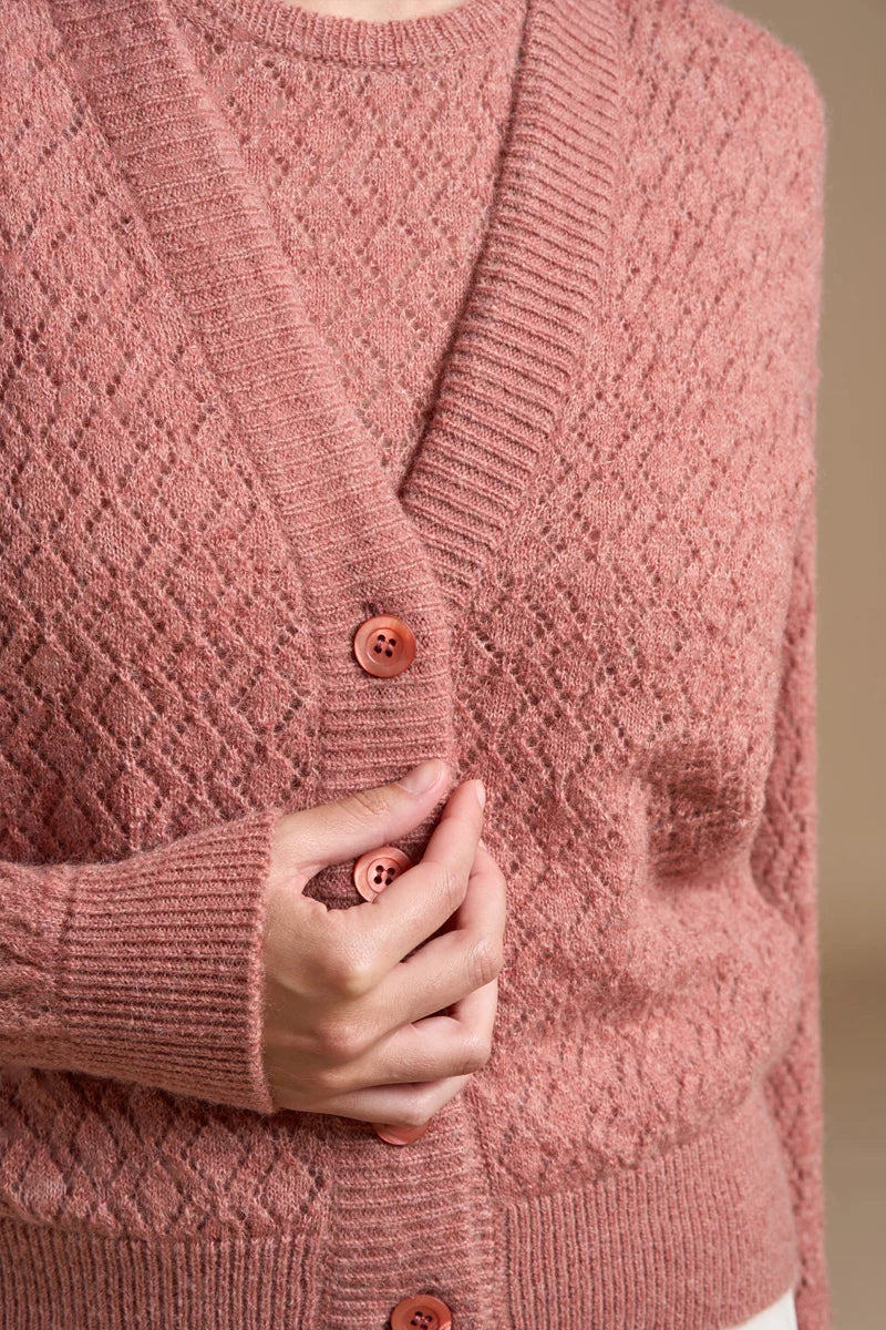 Cardigan a losanghe