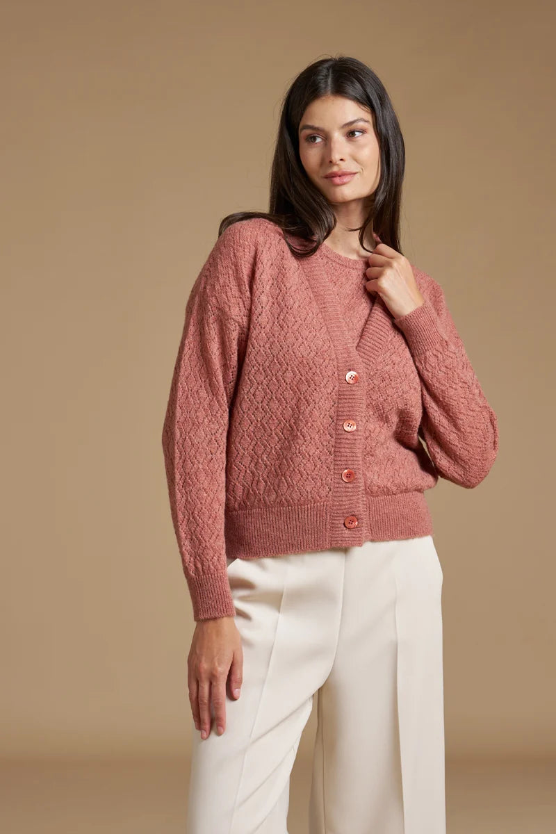 Cardigan a losanghe