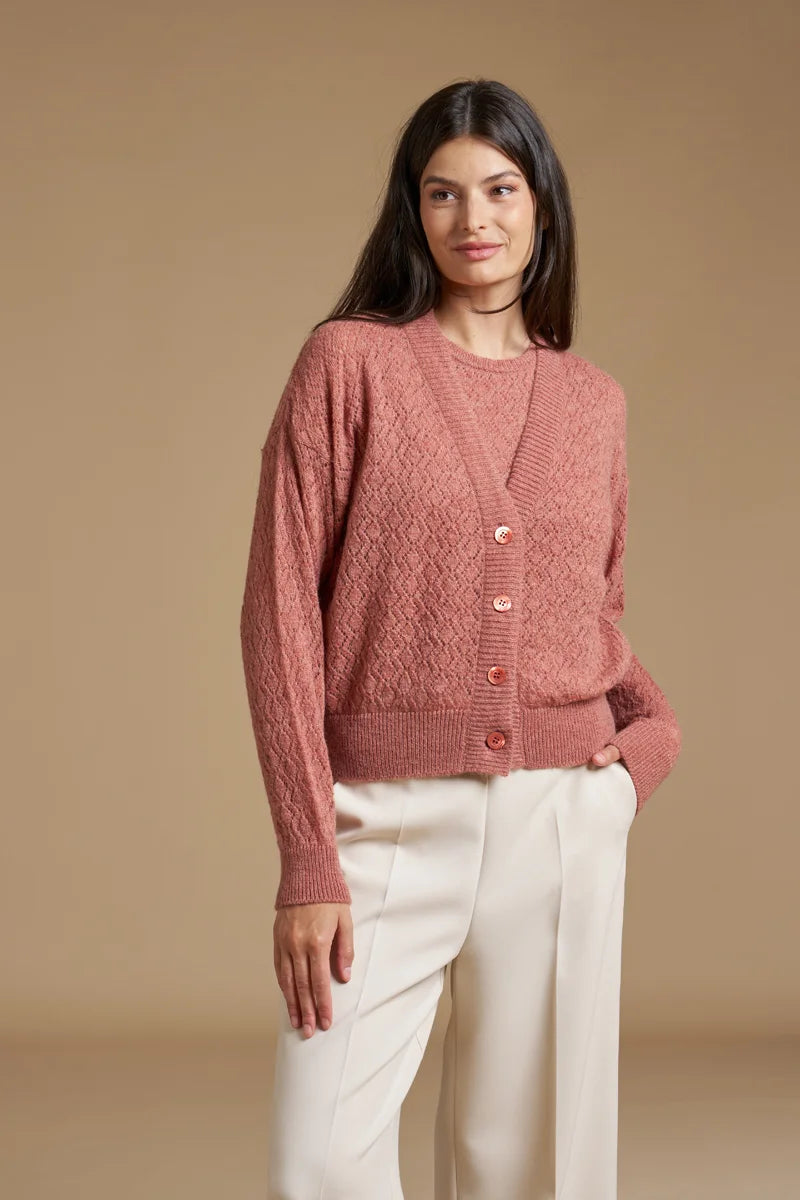 Cardigan a losanghe