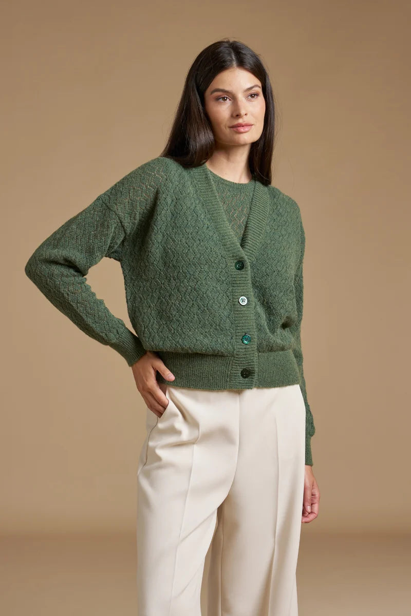 Cardigan a losanghe