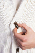 Cardigan collo sciallato