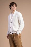 Cardigan collo sciallato