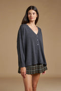Cardigan V over in Lana Merino