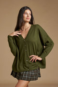 Cardigan V over in Lana Merino