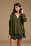 Cardigan V over in Lana Merino