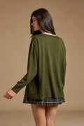 Cardigan V over in Lana Merino