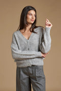 Cardigan con micro pailettes