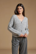Cardigan con micro pailettes