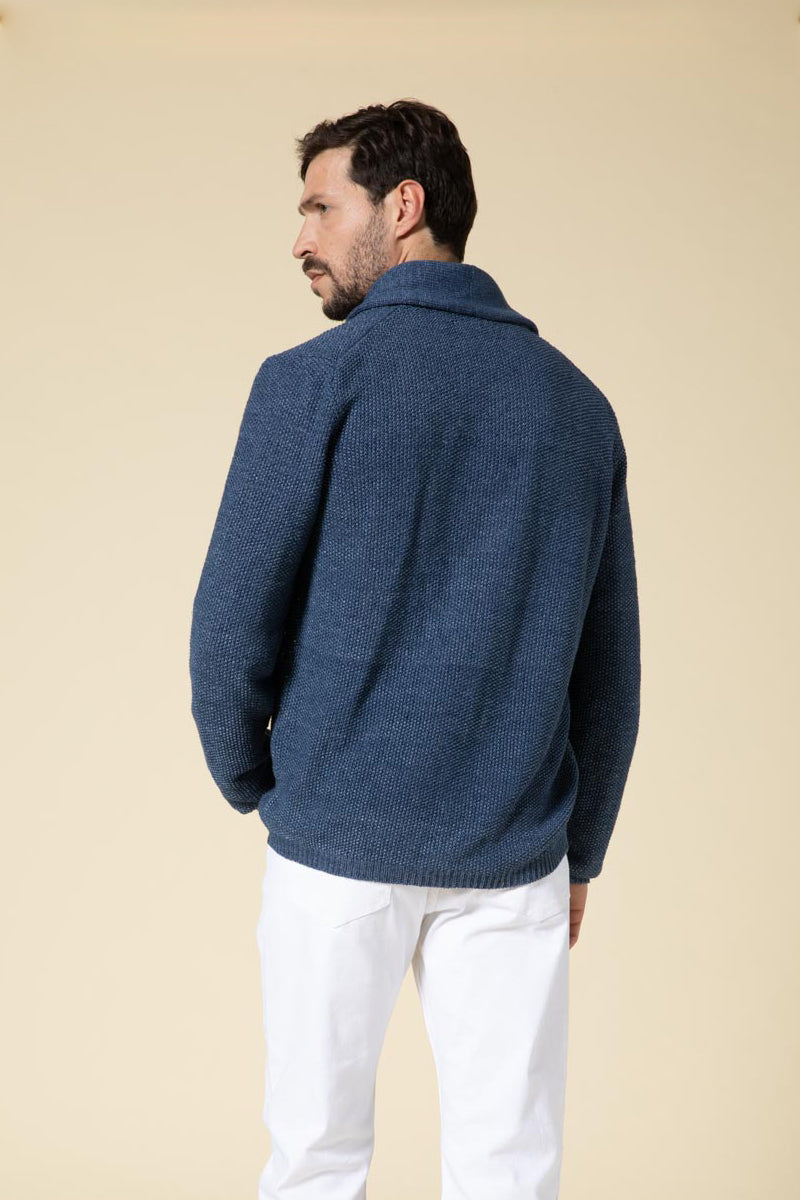 "Charles" cardigan 100% Lino