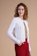 Cardigan punto mosso