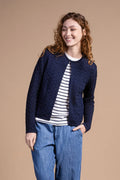 Cardigan punto mosso