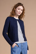Cardigan punto mosso