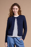 Cardigan punto mosso