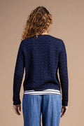 Cardigan punto mosso