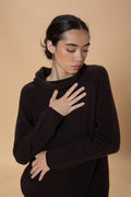 Maglia con collo ampio