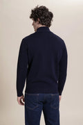 Fullzip punto tuck 100% Merino